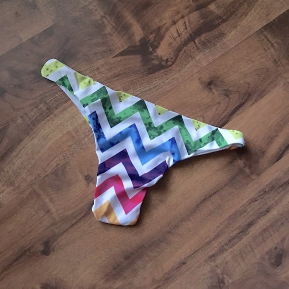Rainbow Chevron Triangle Bikini - Picture 5 of 7